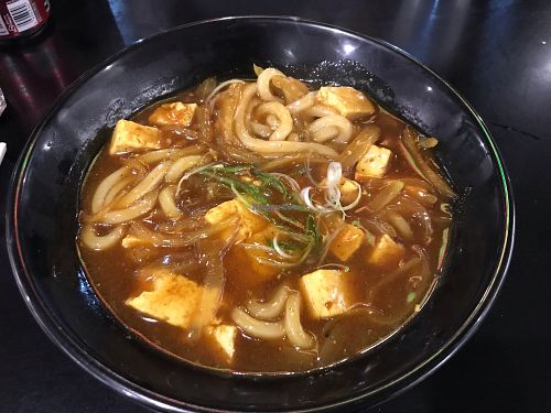 Curry udon w/ tofu at Atch-Kotch in Hollywood