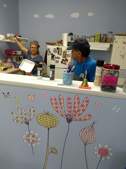 Open kitchen at Magical Mediterranean Munchies  in Port Colborne