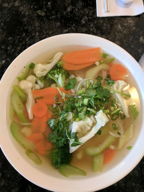 Vegetable Noodle Soup/Pho at Kim Lan in Calgary