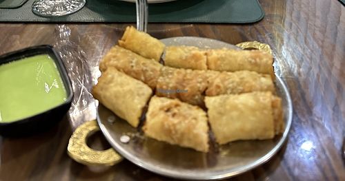 Vegetable spring rolls   at The Host in Tashkent