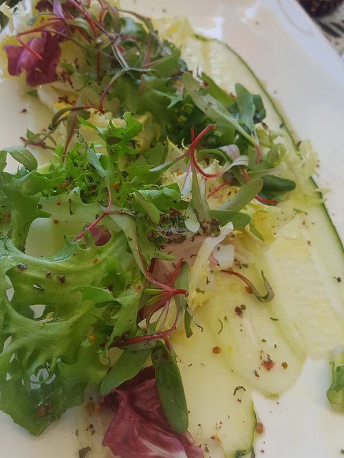 Wonderful salad at Surya Cafe in Portimao