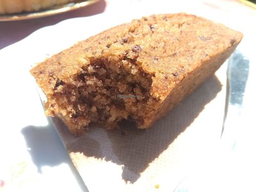 Gluten free and vegan cake...2,5eur at Biofoodies Cafe in Toulouse