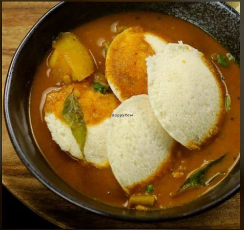 vegan idlis at Masala Dabbas in Orpington
