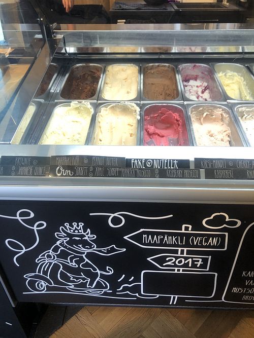 vegan section  at La Muu in Tallinn