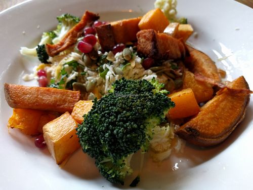 KALE & CAULIFLOWER COUSCOUS SALAD at The Castle in Castleton