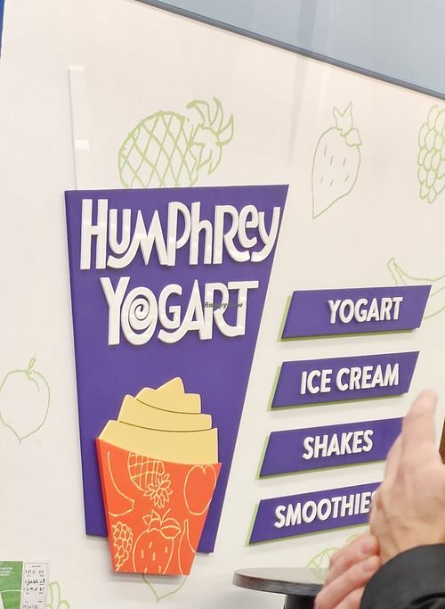 They have soy cream and regular ice cream as well. at Humphrey Yogart in Sherman Oaks