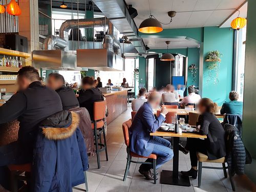 Interior at Lucky Dumpling in Zurich