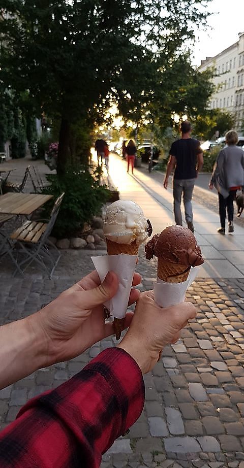 You scream, I scream, we all screm for ice cream! at Hokey Pokey in Berlin