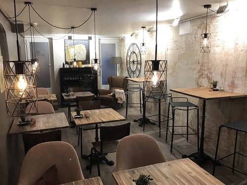 Gemütlich und originell eingerichtete Brasserie  at Brasserie en Rose in Stein Am Rhein