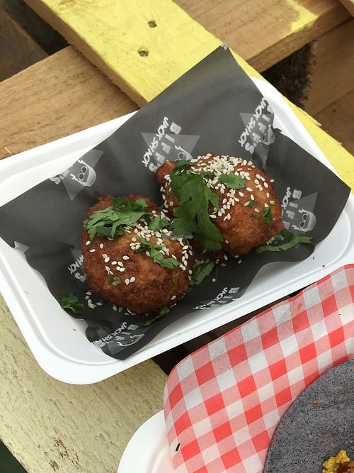 Soy ginger glazed wings at Biff's Jack Shack - Broadway Market in East London