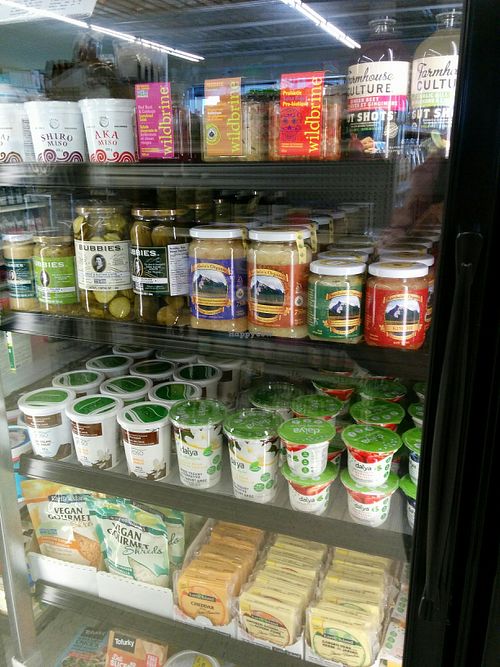 chilled section at Dawson Creek Health Food Centre in Dawson Creek