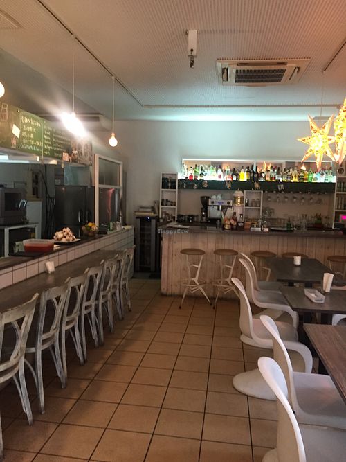 Cozy interior and very nice chef there!!! at Cocomomo & Co in Osaka