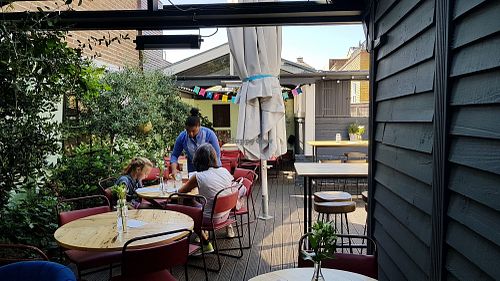 Outside at The Imperial Arms in South West London