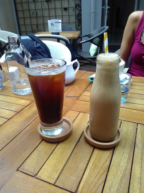 Espresso Smoothie and Iced Coffee at Mingle Cafe in Larnaca