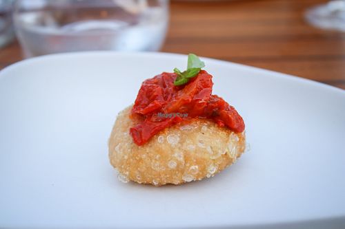 amuse bouche at Da Gabrisa in Positano