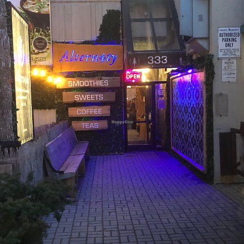 entrance at Alternity Elixir Bar in Toronto