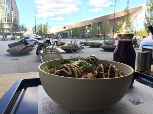 Delicious food with a great view! at Jack Bean - Kruisplein in Rotterdam