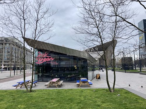 New location on Kruisplein March 2020 (behind you see the Central Station) at Jack Bean - Kruisplein in Rotterdam