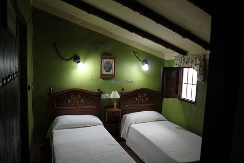 One of the rooms for rent at Meson Mudejar in Archez