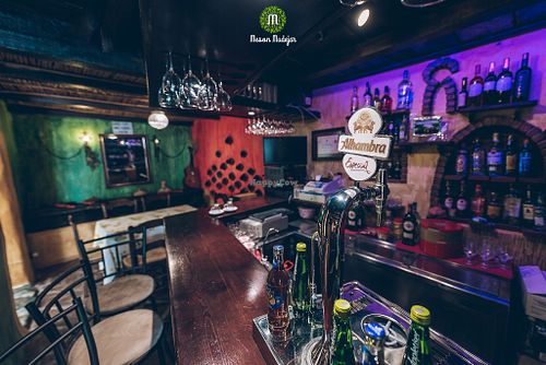 Bar at Meson Mudejar in Archez