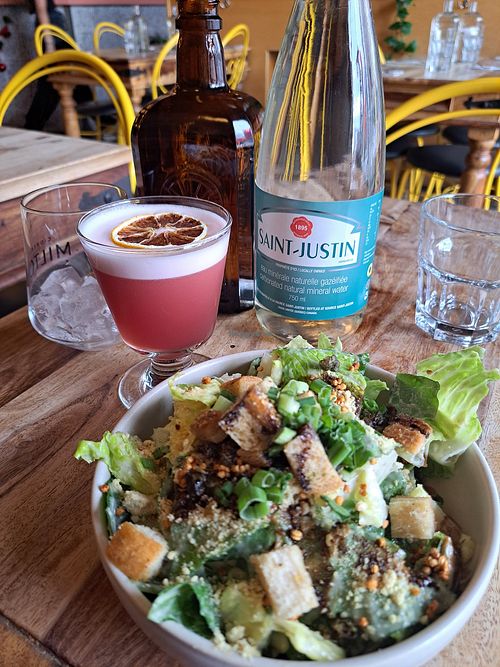 Best Caesar in the city now (RIP Mimi & Jones) at Lola Rosa - Places des Festivals in Montreal