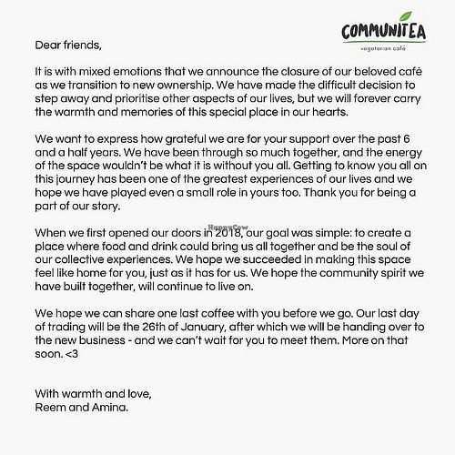  at Communitea in South East London