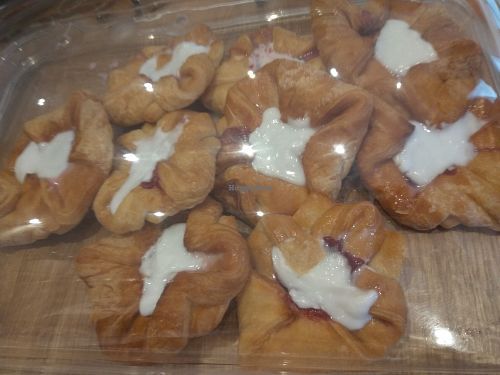 Pastries at Vegan Burd in Glasgow