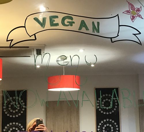 Great to see this popular franchise proud if their vegan menu!!  at La Porchetta in Geelong