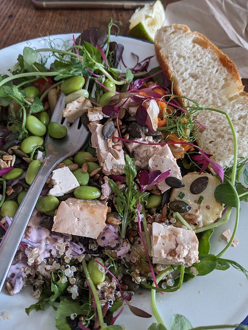 Nourish Bowl at Harbour House Cafe in Kingsbridge