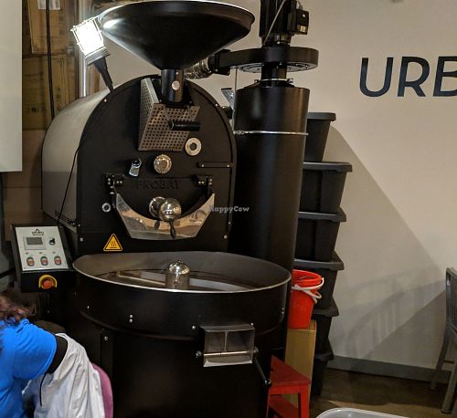 Massive coffee roaster 😍☕ ... They roast weekly. at Urbanity in Dublin