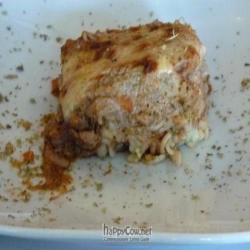 Gratined pasta at Amaranta in Girona