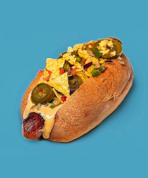 Hot dog at The Green Affair - Saldanha in Lisbon