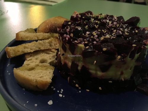 Beet tartar at The Green Affair - Saldanha in Lisbon