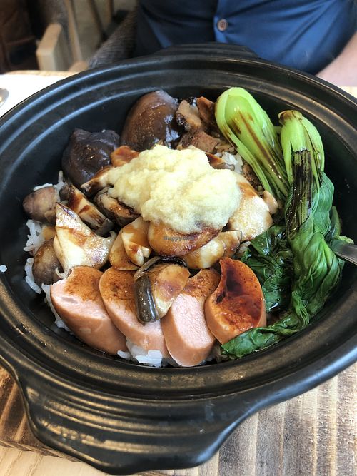 Lunch set clay pot rice at Green Ba - Marina Sq in Central Singapore