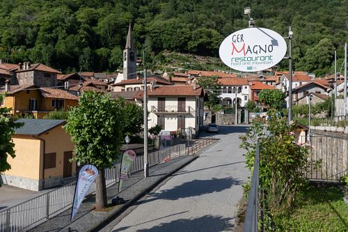 Una vista su Germagno at GerMagno Restaurant in Germagno