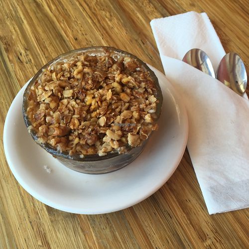 Apple crisp at Earth Cafe and Market in Seminyak