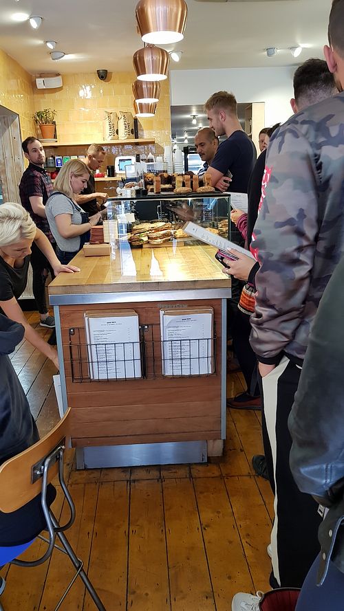 Busy Saturday morning at Local Hero in South West London