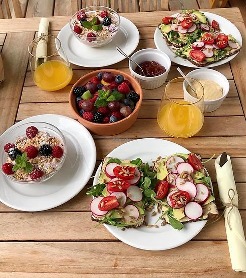 Vegan breakfast.

Photo by: Maja M. on Facebook at Chateau Ramšak in Maribor
