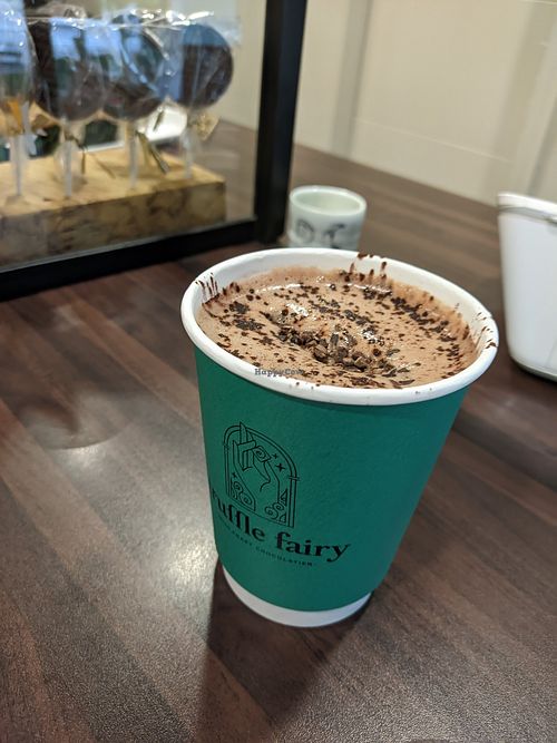 Burnt bits on top at The Truffle Fairy in Thomastown