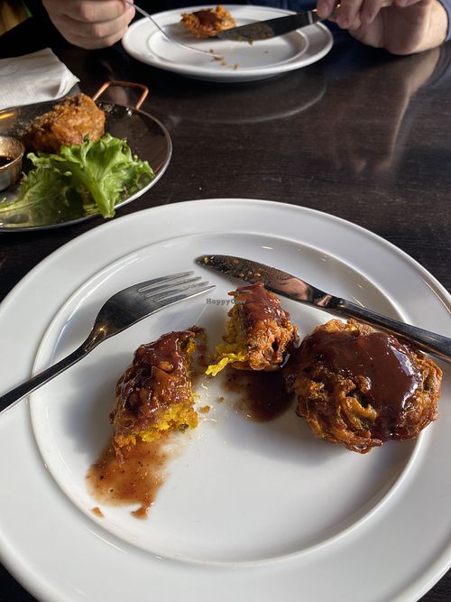 Onion Bhajis   at Indian Garden in Cromwell