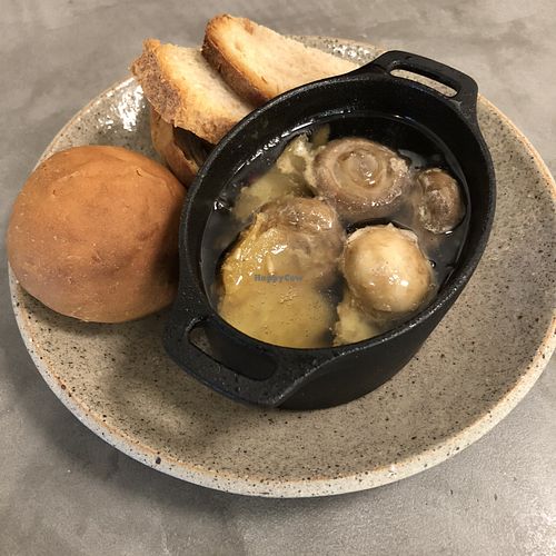 Mushroom and potato dish at Vegimo 野菜食堂 in Hiroshima