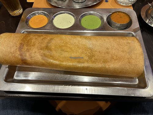Masala dosa  at Krishna Vilas in The Hague