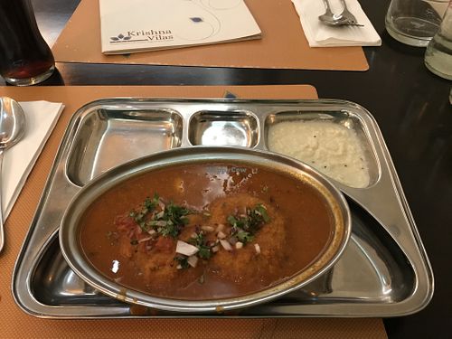 Sambar wada at Krishna Vilas in The Hague