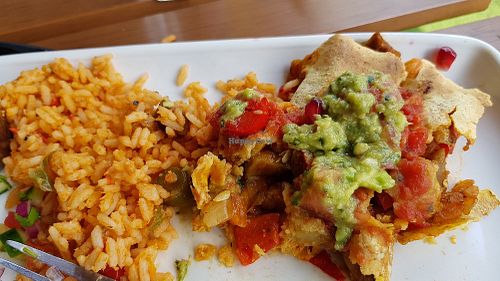 Vegan burrito at El Chicos in South West London