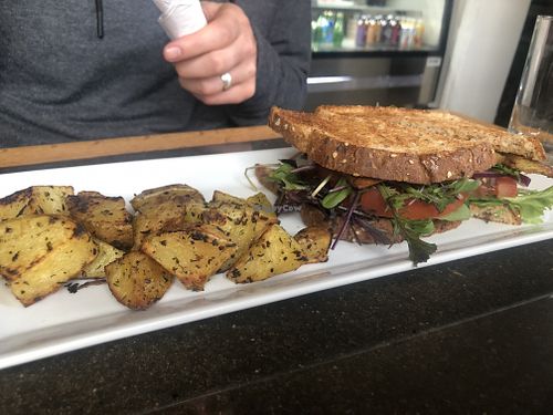 CBLT and fries at Grounded in Stratford