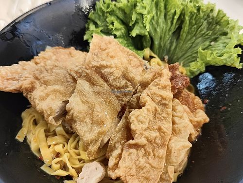 Mee pok at Veggie House 一芳 - AMK in Northeast Singapore