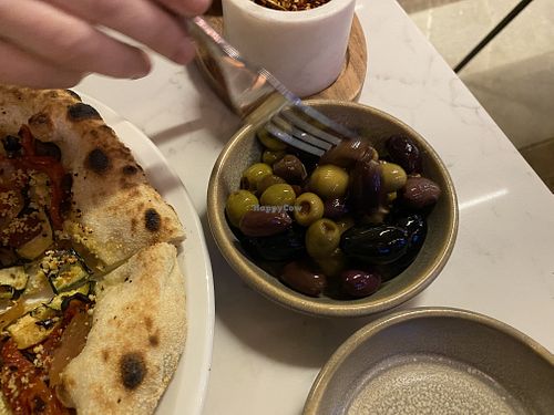 Marinated olives  at Kanu Cafe - Doppio Zero Pizza in Edmonton