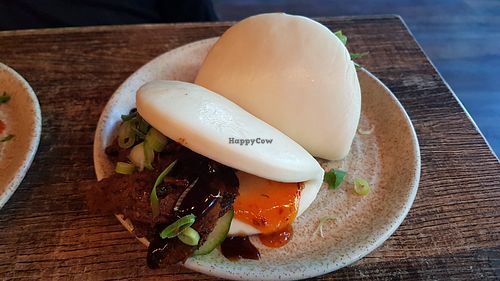 Doner bao buns at Koocha Mezze Bar in Bristol