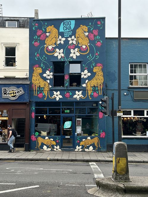 From the street  at Koocha Mezze Bar in Bristol