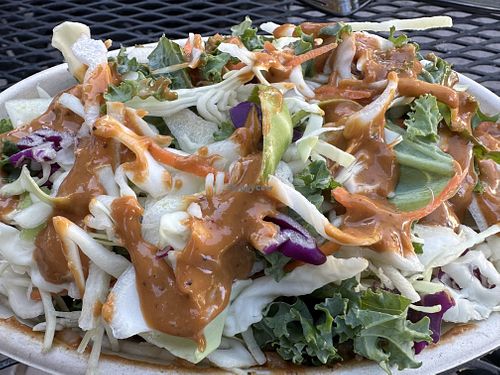 VEGAN PEANUT THAI BOWL  at Yaks in Mount Shasta